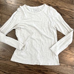 Oatmeal colored long sleeve